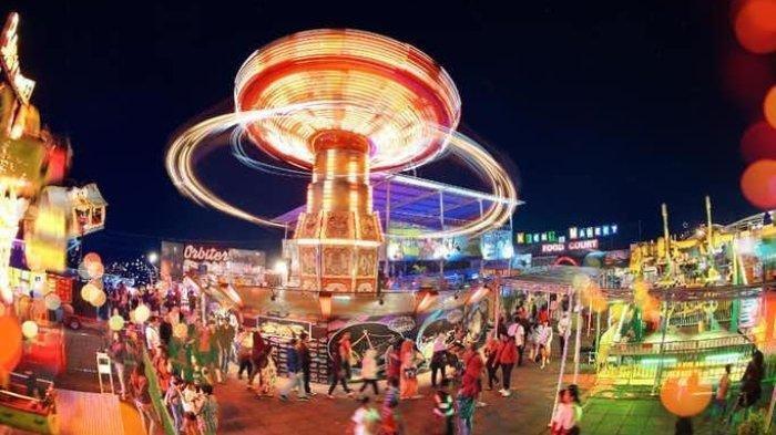 Batu Night Spectacular, tempat wisata hits di Kota Batu untuk liburan saat malam hari.